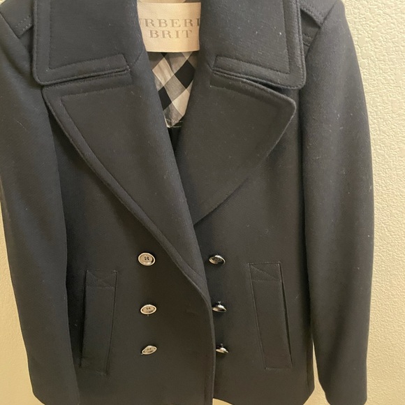 Burberry pea coat jacket size US 2 - Picture 3 of 7